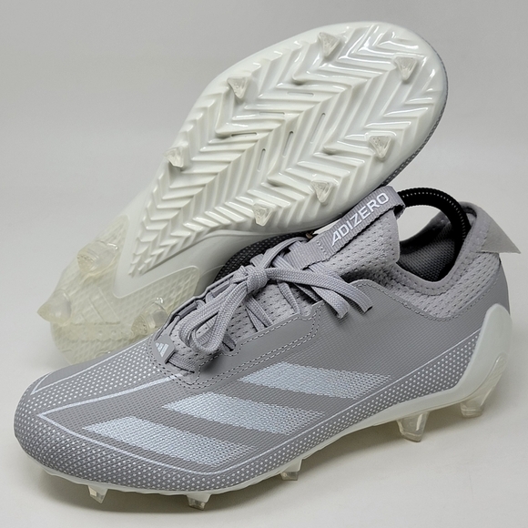 Adidas Adizero Electric.1 IF2427 Grey Silver Football Cleats Men’s Size 8 New - Picture 1 of 13
